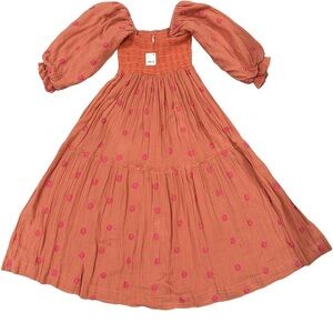 Free People Dahlia Dress in Melon